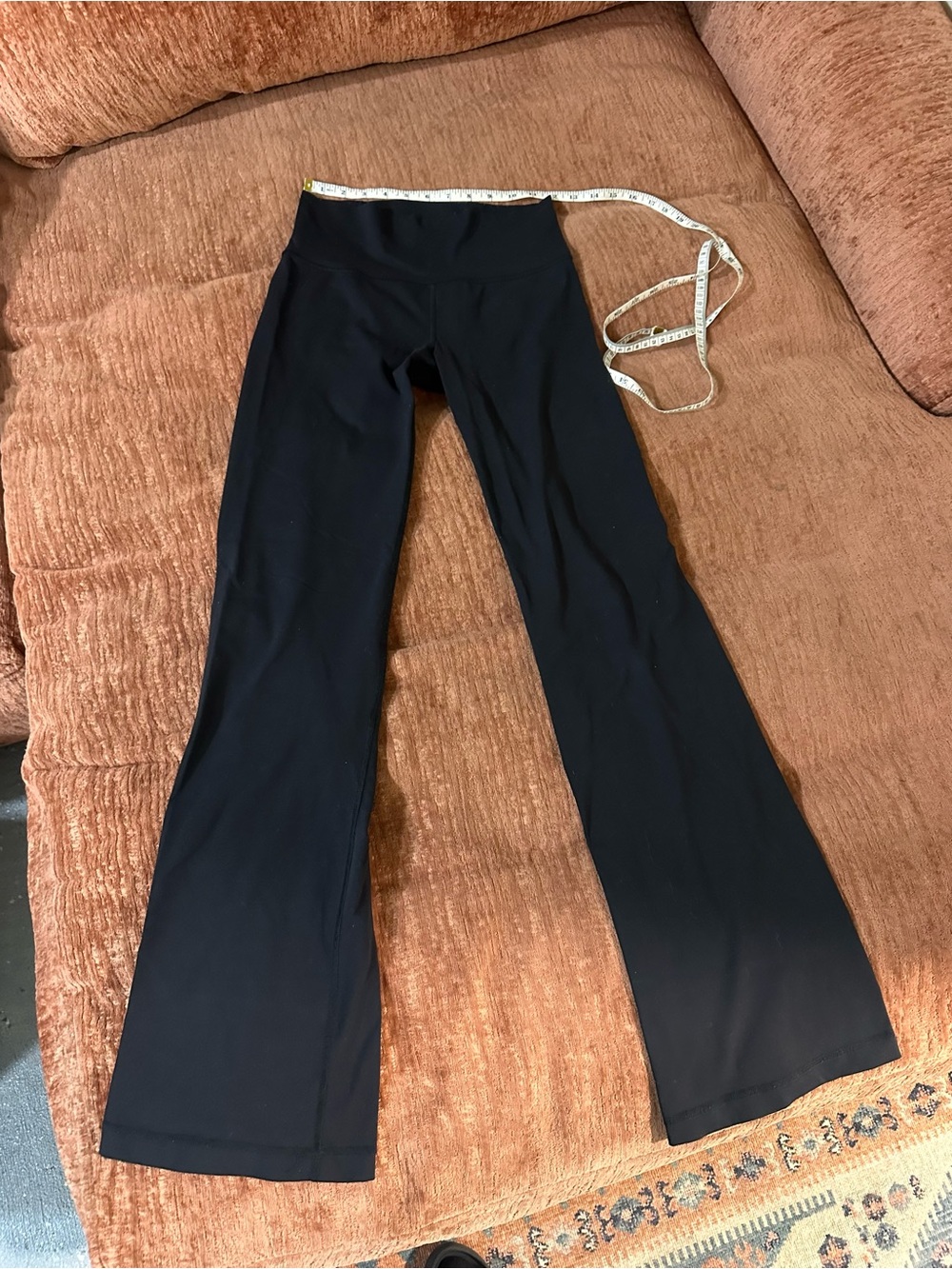 Lululemon Black Low Eise Boot-Cut Flare Leggings